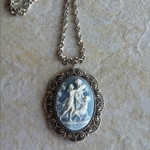 Aphrodite Renaissance Greek Goddess Cameo Necklace